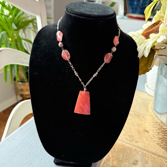 None Jewelry - 925 Sterling Silver Statement Necklace